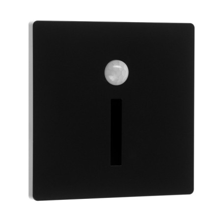 Built-in lamp for the stairs, NL-37, engine engine, 1.5 W, 60 lm, 6500k, black
