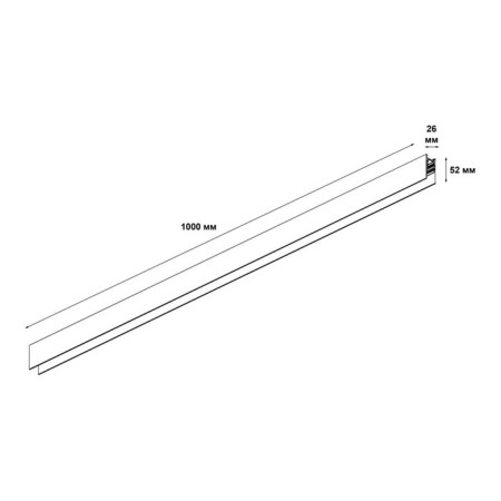 Small -voltage novoTech. Flum, 52.2x1000 mm-1