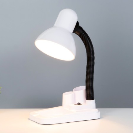 Table lamp UT-220 on a stand, with a pencil case, 1x60W E27 white, h = 31 cm-2