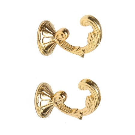 Hook for curtains ks002, one -rod, color gold-5