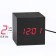 Clock - an alarm clock electronic "digit" with a thermometer, wooden, 6.5 cm, aaa, USB