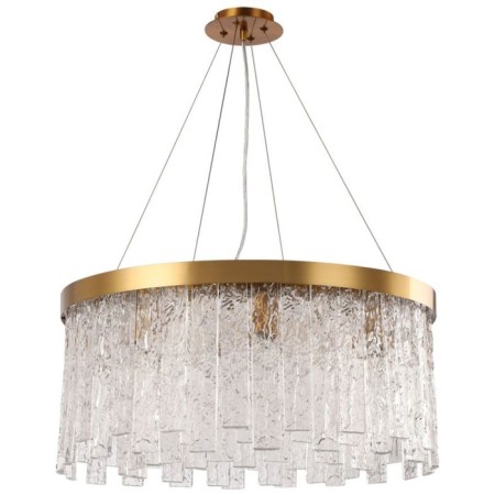 Suspended chandelier Stilform Frostyle 8xe14 40w, size 60x60x40-100 cm, bronze color
