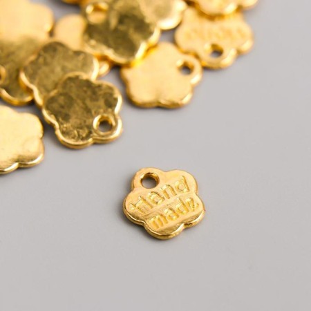 Handmade suspension color gold 8 mm