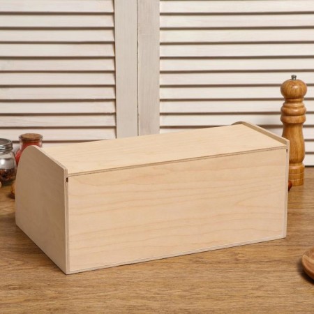 Wooden breadbone "Bukhanka", 38 × 24.5 × 16.5 cm-2