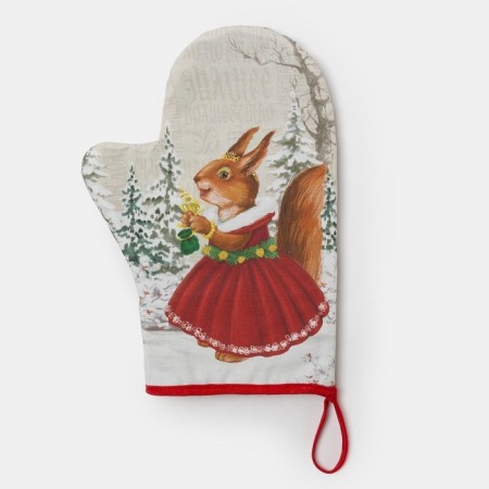 Mittens-Open "Winter Magic" 20x28cm, 100% cotton, Vatin 250g/m2-2