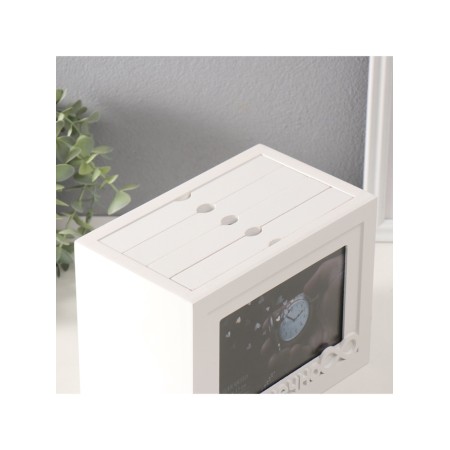Photo archive in 96 photos 10x15 cm + frame 10x15 cm "Infinitely" white 20x15x12 cm-2