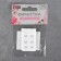 Flasp-updress for a bra, 3 rows 2 hooks, 3.2 × 5 cm, white color