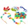 Lacing with cards 60 pcs., 16 developmental tasks, according to the Montessori methodology