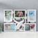 Photo frame Plastic in 5 photos 10x15 cm "Pavlee on a tree" White 32x46 cm