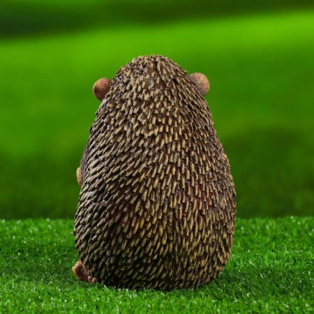 Garden figure "Hedgehog with sweet mushrooms" 11x8x10 cm-3