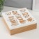 Casket tree with divisions "Collection of cups" 23.3x23.3x8 cm