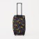 Road bag on wheels, lightning department, external pocket, colorful/black color