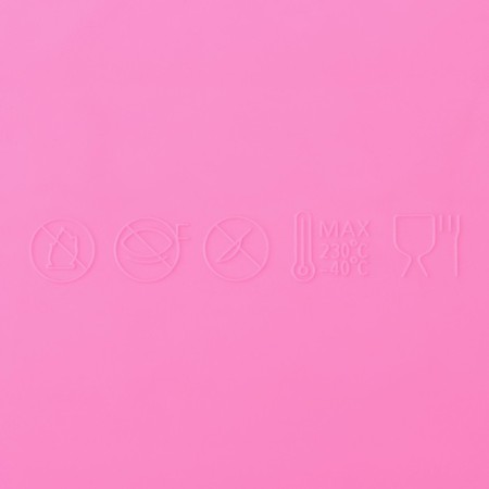 Silicone rug for icing Dalyan "Narrow stripes", 39 × 12 cm, pink color-5