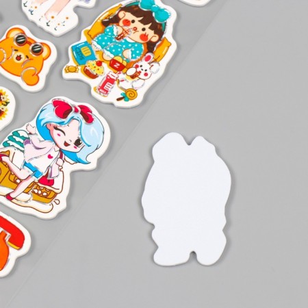Stickers for creativity Paper "Little Beauties" 15x30 cm-3