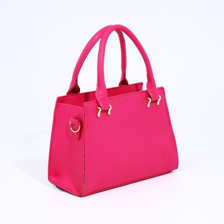 Bag Female Tout with zipper, pink color-1