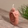 Candle "Mermaid" 6.5x4x8 cm, soy wax mix