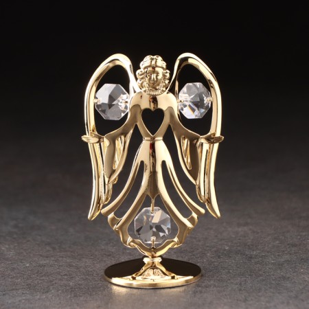 Souvenir "Angel", on a stand, with crystals, 5x4x9 cm