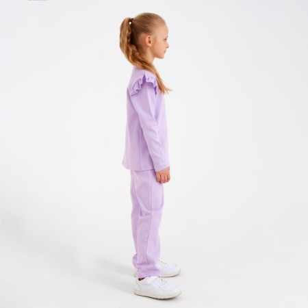 Children's set (jumper, trousers) minku: casual collection color Lilac, height 104-1