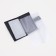 Male purse on the button for auto documents and passports, black color