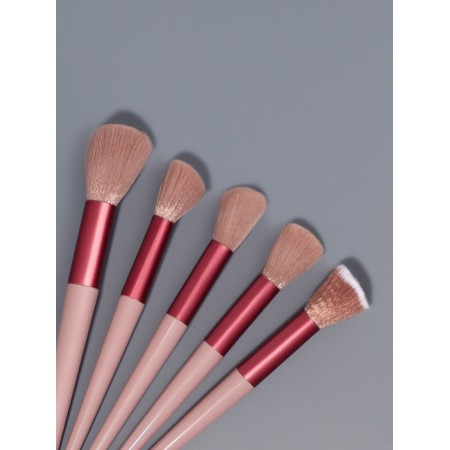 Makeup brushes, set - 13 pcs, 10 - 22 (± 1) cm, lilac color-3
