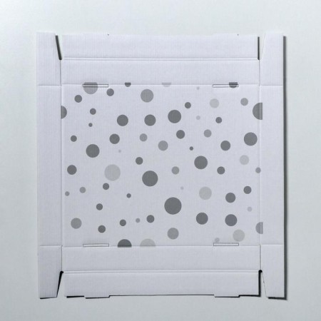Gift folding box, packaging, “stylish house”, 31.2 x 25.6 x 16.1 cm-2