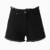 Denim shorts, black color, size 40 (34)