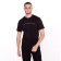 Male T -shirt with print "Futureahead", Black color, size 52