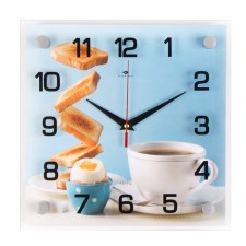 Wall clock, interior: kitchen, 