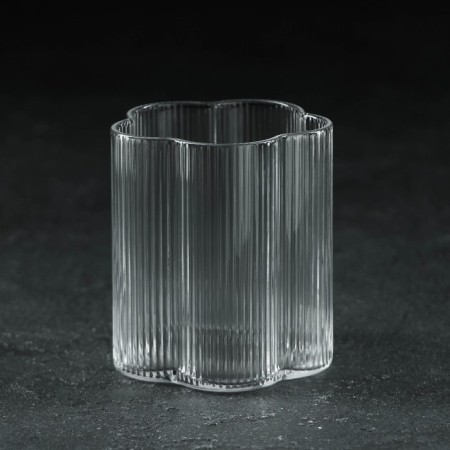 Fleur glass, 260 ml, 7 × 8 cm, glass, transparent