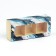 Box for 3 sweets with cells "Watercolor", 13.3 x 3.3 x 5.8 cm
