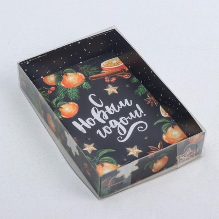 Box for confectionery "New Year", 17 x 12 x 3 cm, New Year-2