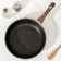 Granit Ultra Original, D = 28 cm, plastic handle, anti -stick coating, black color