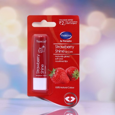 Lip Vaseline with strawberries