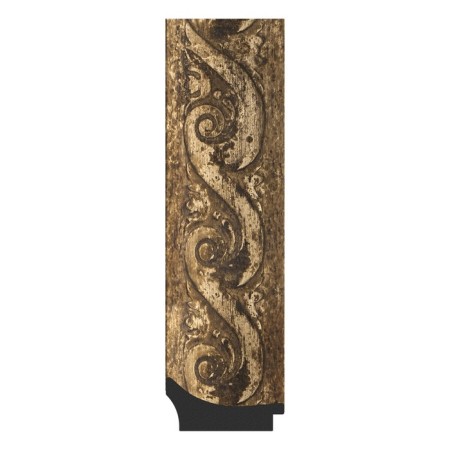 Mirror with engraving in the baguette frame, fresco 84 mm, 66x88 cm-2