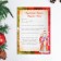 Letter to Santa Claus "New Year's Christmas tree" with an envelope