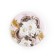 Pocket mirror "snake in flowers", diam. 7 cm