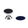 Cartage phone holder, magnetic, metal, chrome
