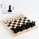 Chess "Pig", board wood 29 x 29 cm, Figures plastic, King H-7.2 cm, Pig H-4 cm