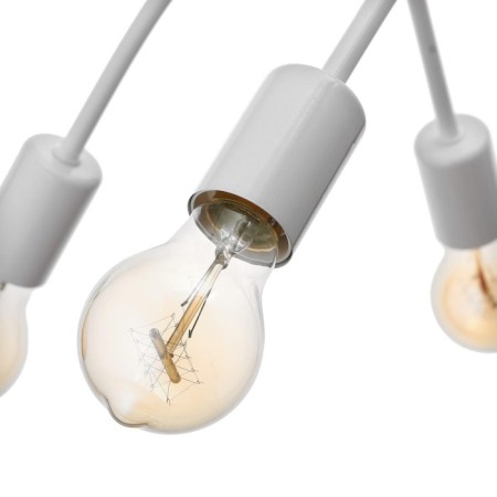 Lamp "Knot" White 5x40W E27 54x54x40 cm-5