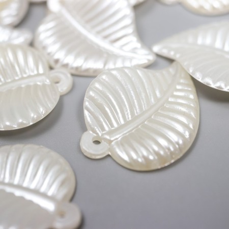 Decor for creativity plastic "Pearl sheet" set of 30 pcs 2.2x1.7 cm