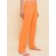 Female trousers, size 46, orange color