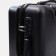 Small suitcase 20 "on lightning, code castle, black color