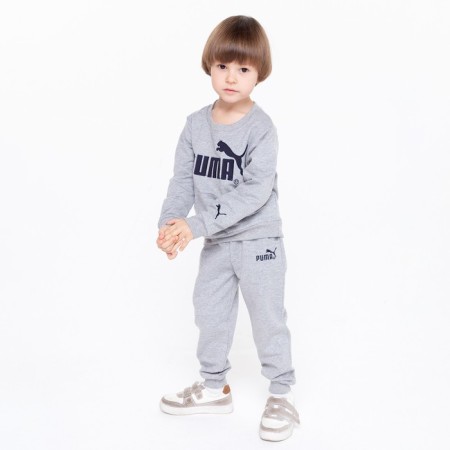 Kidsa (sweatshirt, trousers), color gray mix, height 98 cm (3 years)-3