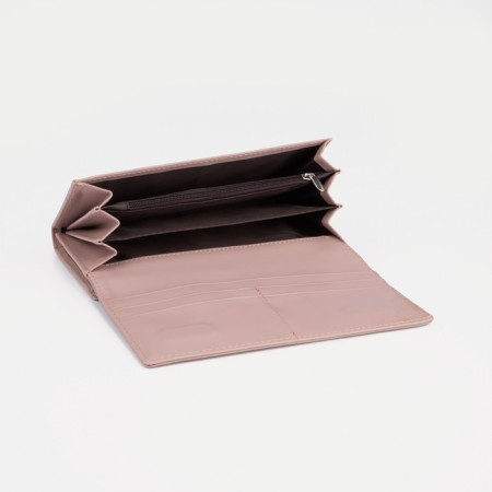 Women's wallet on magnets, pink color-3