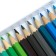 Pencils 50 colors, in a metal pencil case, the hull is hexagonal, sharpened