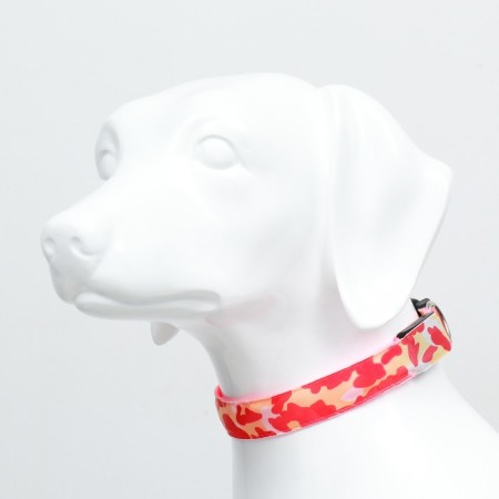 Collar with Militari's backlight 3 glow modes size M, Osh 32-50 x 2.5 cm pink-2