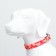 Collar with Militari's backlight 3 glow modes size M, Osh 32-50 x 2.5 cm pink