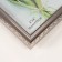 Photo frame Plastic in 2 photos 10x15 cm "The wavy line on silver"