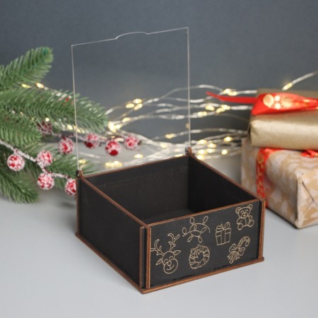 New Year's box "NG" 6x12x12 cm-1