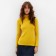 Women's turtleneck Minaku: Basic Line color mustard, size 48